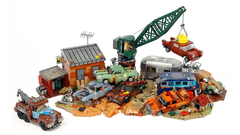 LEGO Ideas Junkyard set that is part of the First 2025 Review Stage