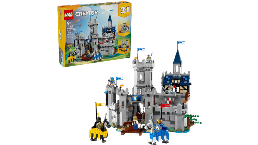 LEGO Creator 3-in-1 Medieval Horse Knight Castle 31168 Summer 2025 set