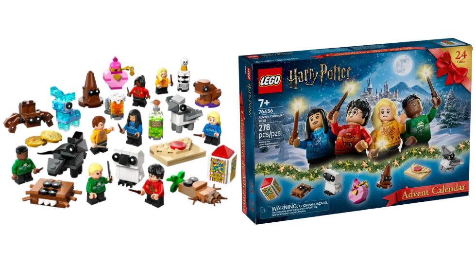 LEGO Harry Potter Advent Calendar 2025 (76456) advent calendar for 2025, with multiple minifigures and iconic characters and creatures from the Harry Potter franchise