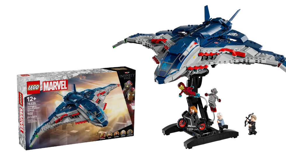 LEGO Marvel Avengers Age of Ultron Quinjet 76325 Summer 2025 Set