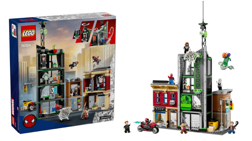 LEGO Marvel Spider Man vs Oscorp 76324 Summer 2025 set