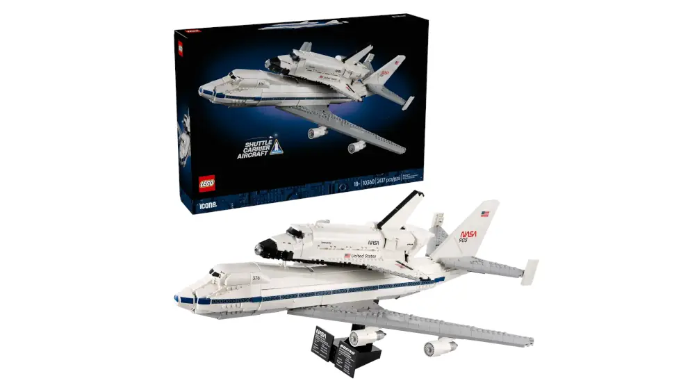 LEGO ICONS Shuttle Carrier Aircraft (10360) set due to release in mid-May 2025