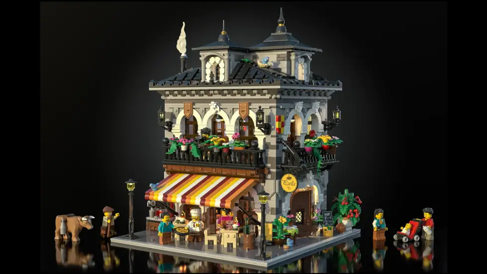LEGO Ideas Mediterranean Restaurant set that is part of the First 2025 Review Stage