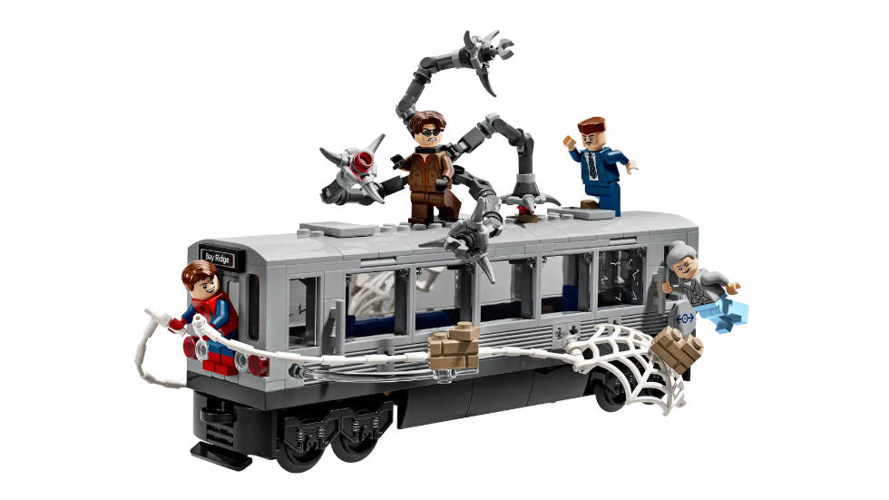 Spider-Man vs Doc Ock Subway Train Scene 76321 Summer 2025 set